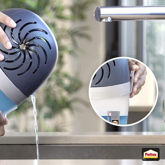 Pattex AERO 360° Neutral Tabs Nachfüllpack (4er-Pack), reduzieren Feuchtigkeit und schlechte Gerüche, Nachfülltabs für den Luftentfeuchter AERO 360°