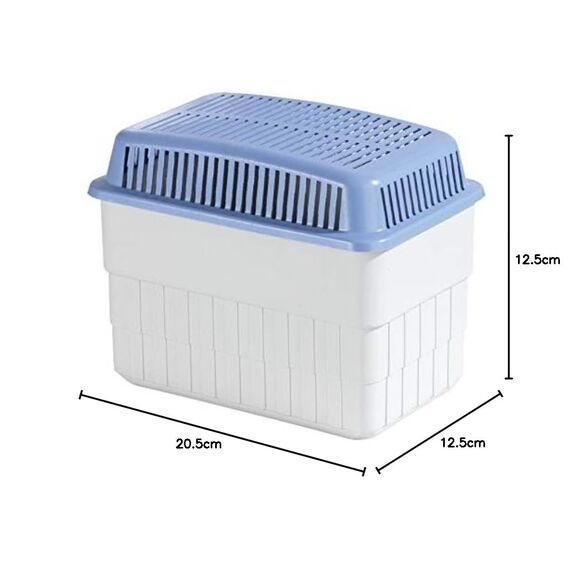 WENKO Nachfüllpack für Feuchtigkeitskiller 2kg, Granulatblock für Raumentfeuchter, fasst bis zu 2,8 l Feuchtigkeit, laborgeprüft, reduziert Schimmel & Gerüche, Weiß