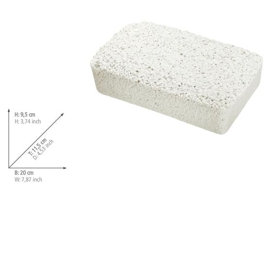 WENKO Nachfüllpack für Feuchtigkeitskiller 5 kg, Granulatblock für Raumentfeuchter, fasst bis zu 8 l Feuchtigkeit, laborgeprüft, reduziert Schimmel & Gerüche, Weiß