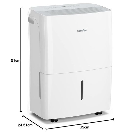 Comfee Luftentfeuchter MDDF-20DEN7, 20L/24h, Raumgröße ca.100m³(40m²), APP-fähig WLAN-Steuerung