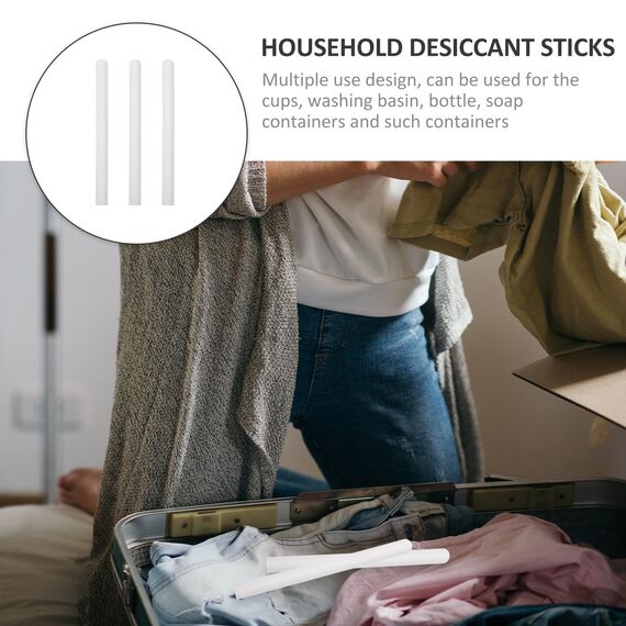 Healifty 3 Stück Rod Cup Becken Entfeuchtungswerkzeug Tragbarer Trocknungsstab Kieselgur Sticks Waschen Erde Zuhause Haushalt Mehrzweck-Trockenmittel Zubehör