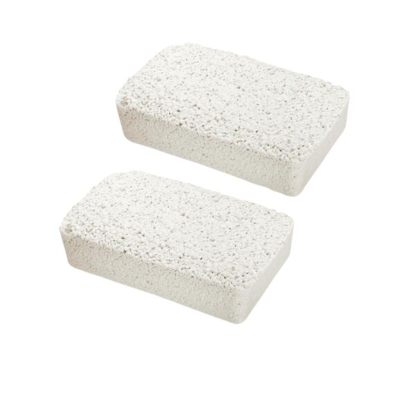 WENKO Feuchtigkeitskiller mit 2 x 1 kg Granulatblock, Raumentfeuchter, fasst bis zu 1,4 Liter Feuchtigkeit, laborgeprüft, nachfüllbar, reduziert Schimmel & Gerüche, 24 x 16 x 15 cm, Weiß/Grau