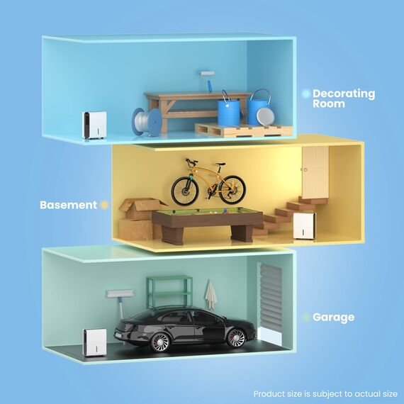 Comfee dehumidifier MDDP-50DEN7, 50L / 24h, room size approx. 250m³ (100m²)