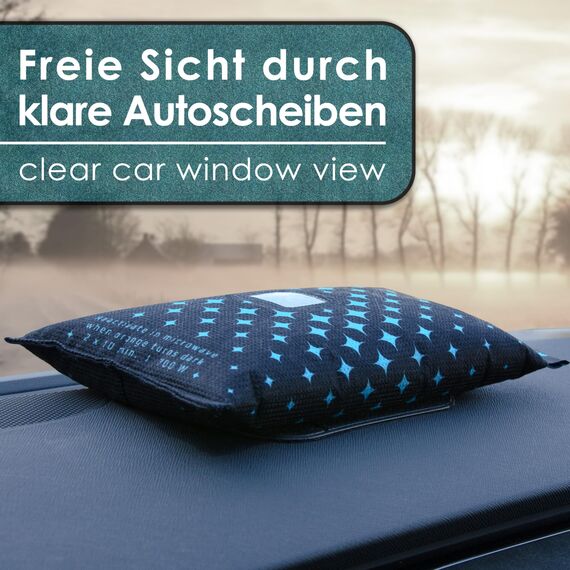 King Kong State Luftentfeuchter für Autos - Entfeuchter-Kissen 750g für beschlagene Autoscheiben - mit Indikator-Fenster und Anti-Rutsch-Pad