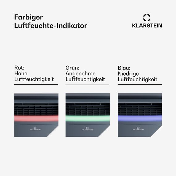 Klarstein DryFy Connect 30L Smart Luftentfeuchter - WiFi App Steuerung, 30L/24h, 5L Tank, Timer, Elektrischer Luftentfeuchter für Räume 25-30m², Trocknungsgerät, Raumluftentfeuchter, Anthrazit