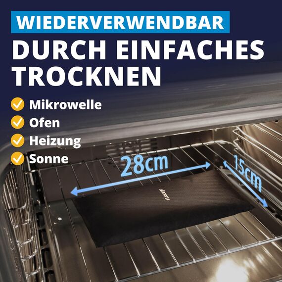LICARGO 2x Luftentfeuchter (1kg) - Auto Entfeuchter gegen beschlagene Autoscheiben - wiederverwendbarer Innenraum Luftentfeuchter, Feuchtigkeitskissen für Auto