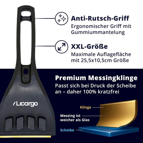 LICARGO Winter Komplett Set - Auto Luftentfeuchter (1kg) - 1x recycelter Eiskratzer - 1x Mikrofaser Scheibenschwamm - gegen beschlagene Autoscheiben - wiederverwendbarer Innenraum Luftentfeuchter