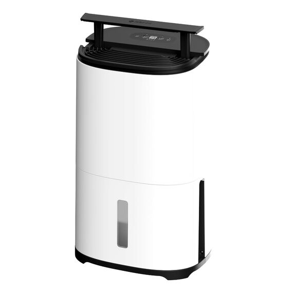 Meaco Luftentfeuchter, 20 l, sehr leise, elektrischer Luftentfeuchter MeacoDry ABC, hohe Energieeffizienz, entfernt Feuchtigkeit und Kondensation im Haus, Schwarz (Holzkohle, Arete20L)