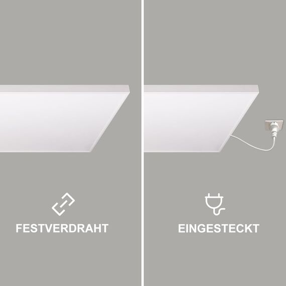 Infrarotheizung Deckenmontage mit Thermostat Fernbedienung, Deckenheizung Infrarot Deckenheizstrahler, Elektroheizung Heizkörper Heizpaneel, infrarotheizstrahler Decke 660 Watt - 105,5x60,5cm