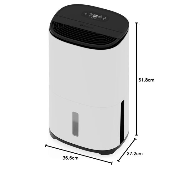 Meaco Ultra Leise Luftentfeuchter - MeacoDry Arete® One 25L Raumentfeuchter & Luftreiniger für Wohnungen, Keller, Schlafzimmer, Garagen