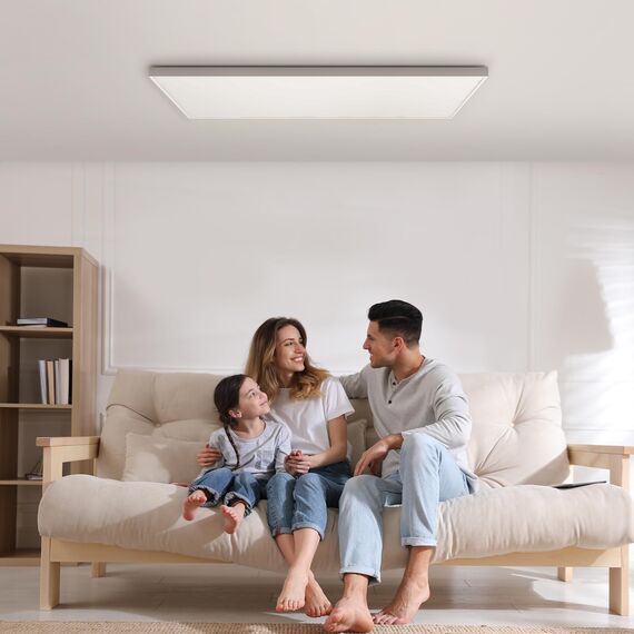 Deckenheizung Infrarot mit Thermostat, Infrarotheizung Deckenmontage, Infrarot Deckenheizstrahler, App Fernbedienung Steuerung, Elektroheizung Heizplatte Heizkörper Heizpaneel 660 Watt -105,5x60,5cm