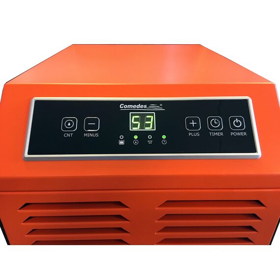 Comedes Bautrockner Luftentfeuchter ITR 70 (max.70 Liter / 24h) Geeignet für Räume und Keller bis 150m² / 345m³