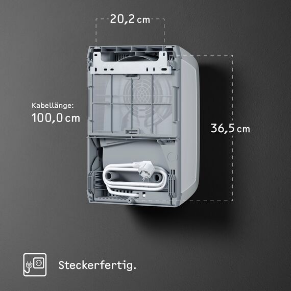 STIEBEL ELTRON Schnellheizer CK 20 Trend LCD für ca. 25 m², TÜV geprüft, Made in Germany, LC-Display, Wochentimer, Keramik Heizlüfter energiesparend, Bad, 2 kW, 236653