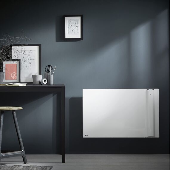AEG Haustechnik Strahlungs- und Konvektor-Heizung DKE 75 für ca. 7,5 m², 0,75 kW, Energiespar-Sicherheitsfunktion, 234823