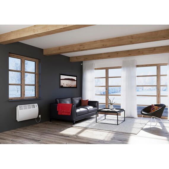 AEG Wandkonvektor WKL 3000 Comfort, Elektroheizung energiesparend, 3000 W für ca. 35 m², VDE geprüft, LCD Display, Wochenzeitschaltuhr, 120 Min. Timer, Silent Mode, 238721