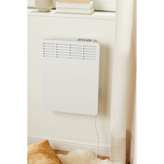 AEG Wandkonvektor WKL 505, Elektroheizung energiesparend, 500 W für ca. 6 m², LCD-Display, Wochenzeitschaltuhr, 236531