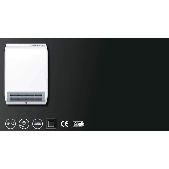 AEG Heizlüfter VH 213, Keramik Heizlüfter energiesparend, 2000 W für ca. 25 m², TÜV geprüft, LCD Display, Wochenzeitschaltuhr, Bad, 238296
