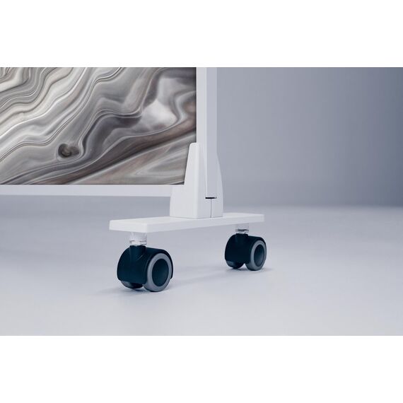 Könighaus Bild Infrarotheizung Standgerät - 800 Watt - Energiesparend = wärmt innerhalb von 2 Minuten - mit Standfüßen & Thermostat - mobile Standheizung - Echter Hingucker mit Motiv: Acrylmalerei