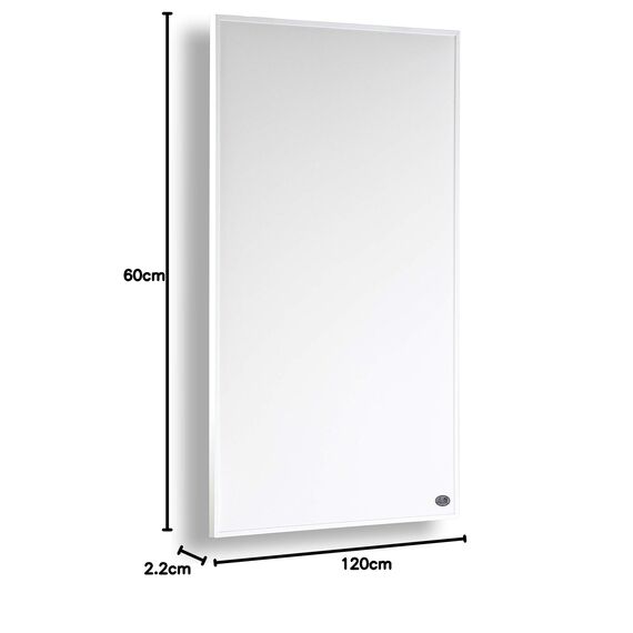 Könighaus Infrarotheizung - 600 Watt mit TÜV SÜD + 5 Jahre Herstellergarantie ✓ Doppelter Überhitzungsschutz ✓ Heizkörper für 1-29 m² ✓ inkl. integriertem Smart Thermostat und App