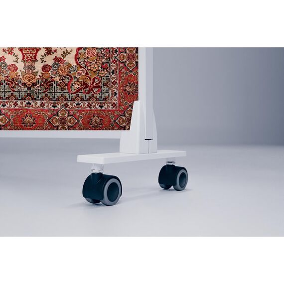 Könighaus Bild Infrarotheizung Standgerät - 800 Watt - Energiesparend = wärmt innerhalb von 2 Minuten - mit Standfüßen & Thermostat - mobile Standheizung - Echter Hingucker mit Motiv: Türk. Teppich