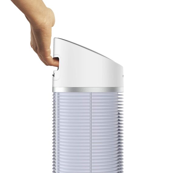 Rowenta 3-in-1 Turmventilator Silent Comfort, Heizlüfter, Ventilator und Luftfilter, 10 Stufen für jeden Bedarf, Eco-Heizmodus, Smart-Modus, Fernbedienung, Timer, Auto-Off, weiß, HQ8120