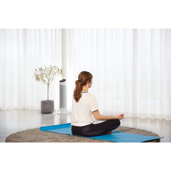 Rowenta 3-in-1 Turmventilator Silent Comfort, Heizlüfter, Ventilator und Luftfilter, 10 Stufen für jeden Bedarf, Eco-Heizmodus, Smart-Modus, Fernbedienung, Timer, Auto-Off, weiß, HQ8120