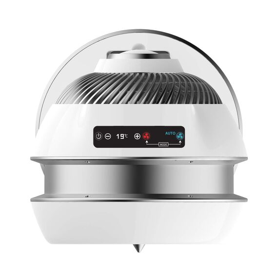 Rowenta HQ7152 Air Force Intense 2-in-1 Ventilator und Heizlüfter in einem Gerät | 2600 Watt, Eco-Heizmodus, inkl. Fernbedienung, sehr kompakt | weiß, 43/32/32 cm