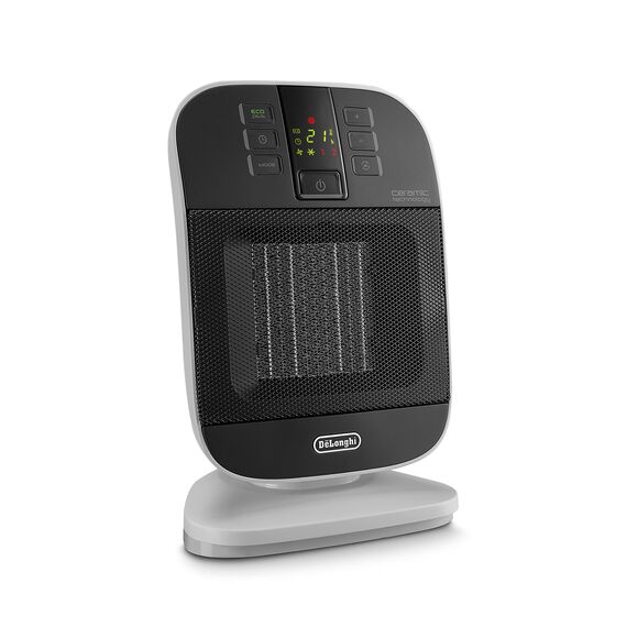 De Longhi hfx60 V20 Heizlüfter Ceramico senkrecht, weiß/schwarz