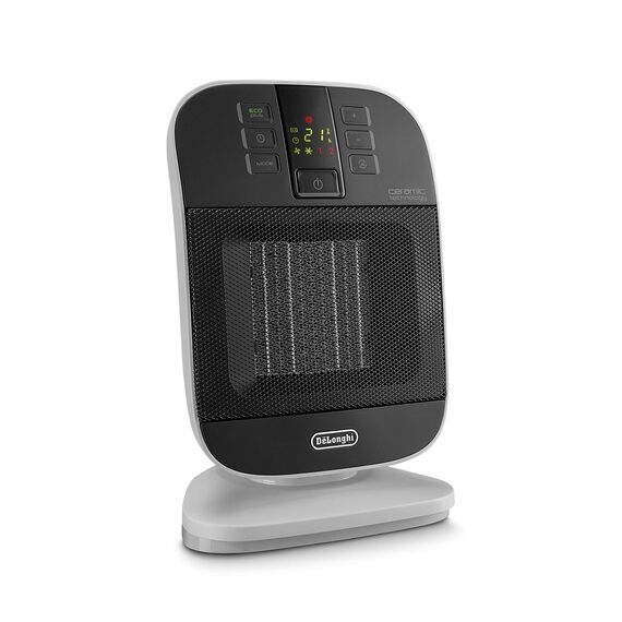 De Longhi hfx60 V20 Heizlüfter Ceramico senkrecht, weiß/schwarz