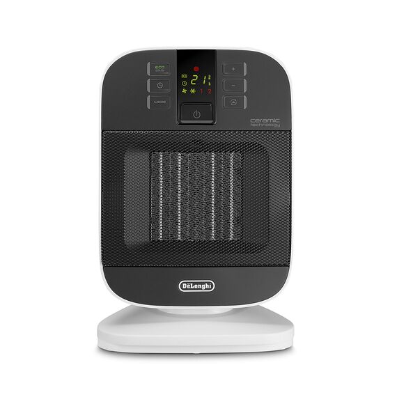 De Longhi hfx60 V20 Heizlüfter Ceramico senkrecht, weiß/schwarz