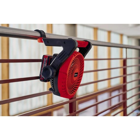 Einhell Akku-Ventilator GE-CF 18/2200 Li-Solo Power X-Change (18 V, Li-Ion, 3 Geschwindigkeitsstufen, 360° drehbarer Ventilatorkopf, Lieferung ohne Akku & ohne Ladegerät)