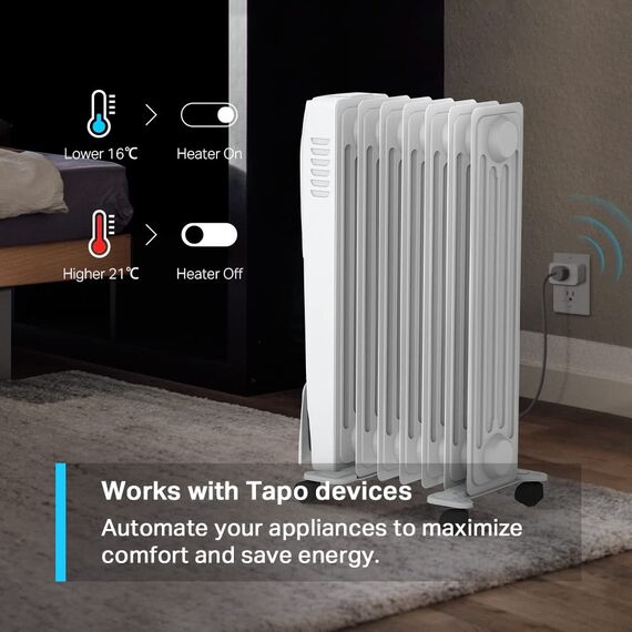 Tapo T310 Smart Temperatur & Luftfeuchtigkeitsmonitor, kostenlose Datenspeicherung,visuelle Grafiken,Flexible Installation,App-Benachrichtigungen, Hub H100 erforderlich (Packung mit 2)