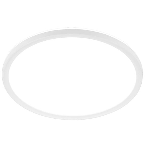 BRILONER - LED Deckenlampe mit indirektem Licht, 3cm flach, 22W 3.000lm, neutralweiße Lichtfarbe, Lampe, Deckenleuchte, Wohnzimmerlampe, LED Panel, Küchenlampe, Schlafzimmerlampe, Flur, ø42cm, Weiß