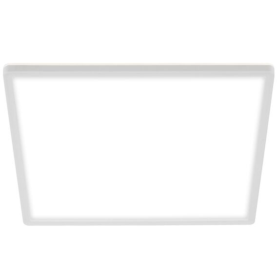 BRILONER - LED Deckenlampe mit indirektem Licht, 3cm flach, neutralweiße Lichtfarbe, Lampe, Deckenleuchte, Wohnzimmerlampe, LED Panel, Küchenlampe, Deckenbeleuchtung, Schlafzimmerlampe, 29,3cm, Weiß