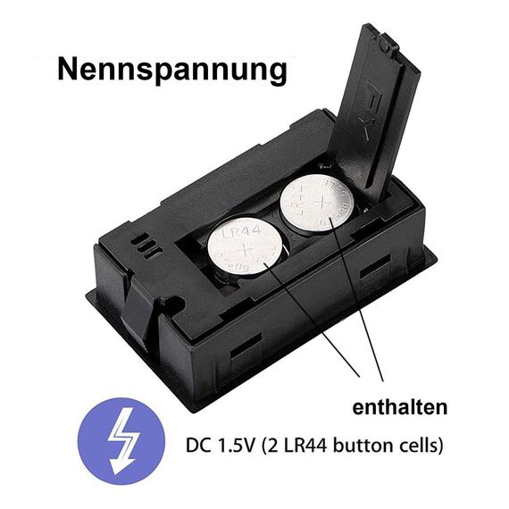 JEDEW 4er-Set Mini Digitale Thermometer-Hygrometer, Innen Temperatur- und Luftfeuchtigkeitmessgerät für Innenraum Gewächshaus Luftbefeuchter Reptilien, Großer LCD-Bildschirm Zentigrad ℃ (4)