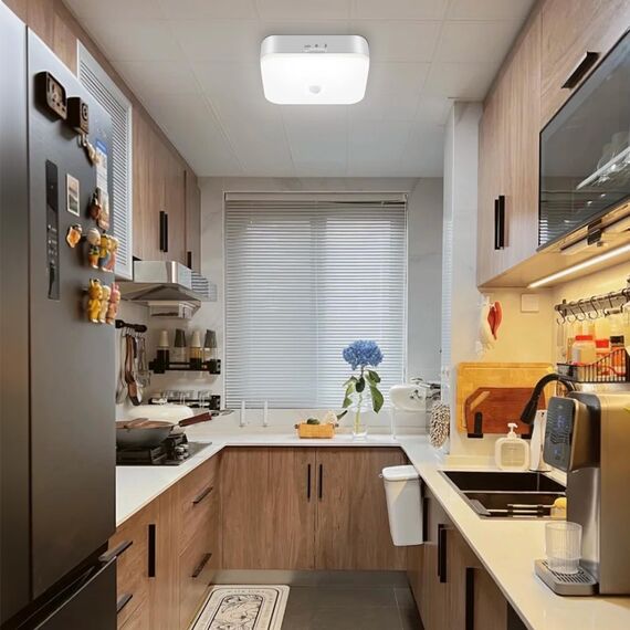 Toowell Akku Lampe mit Bewegungsmelder Innen, 10000mAh Aufladbar Akku Deckenleuchte LED Batterie Deckenlampe mit Bewegungsmelder, Kellerlampe LED Lampe Akku Leuchte für Badzimmer Garage Treppe Balkon