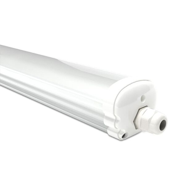 HOFTRONIC - LED Feuchtraumleuchte 120cm IP65-36W 4320 Lumen - 4000K Neutralweiß - Verknüpfbar - Kellerleuchte, Nassraumleuchte - Feuchtraum Wannenleuchte