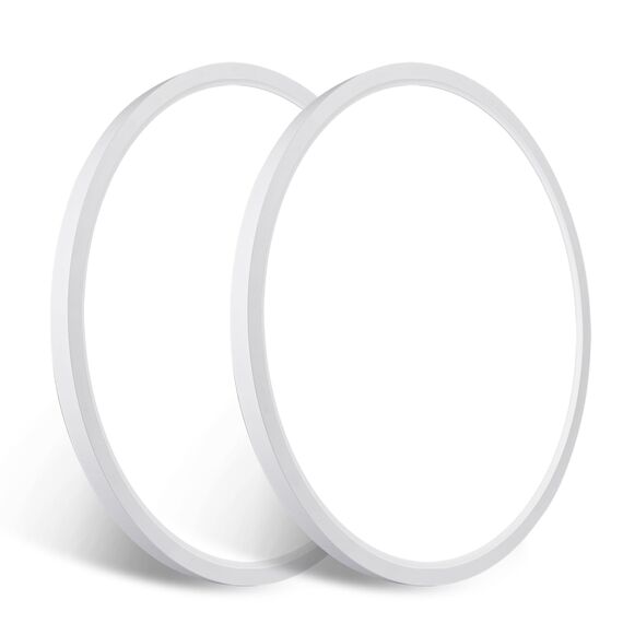 OPPEARL LED Deckenleuchte Mit Radar Bewegungsmelder, 24W 2400LM Innen Rund, 4000K Deckenlampe als Flurlampe, Balkon/Garage Lampe, Ø30CM [2 Stücke]