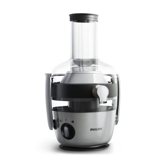 Philips 3000 Series Entsafter – XXL-Einfüllschacht, FibreBoost-Technologie, QuickClean, 2L Kapazität, 1100W leistungsstarker Motor für frischen & fruchtfleischreichen Saft (HR1921/20)