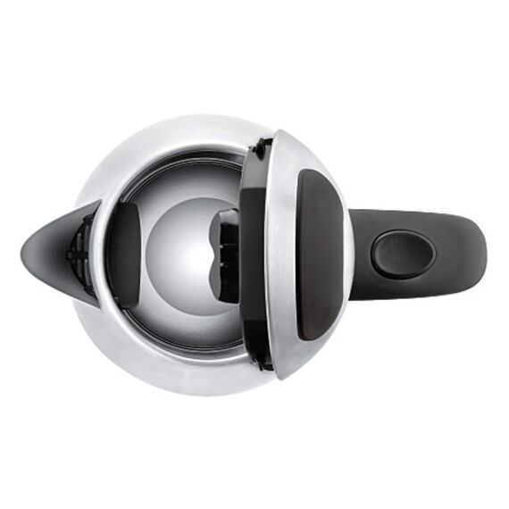 WMF Stelio Wasserkocher Edelstahl 1,2l, elektrischer Wasserkocher mit Kalk-Wasserfilter, 2400 W, Wasserstandanzeige beleuchtet, edelstahl matt