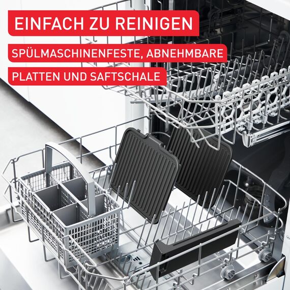 Tefal SuperGrill 3in1 Kontaktgrill, Tischgrill & BBQ, Ofenposition mit 3 Höhen, 2000 W, Thermostat, große Antihaftfläche, für Fleisch, Gemüse & Sandwiches, bis 6 Portionen, platzsparend, B0DTJ3M6YW