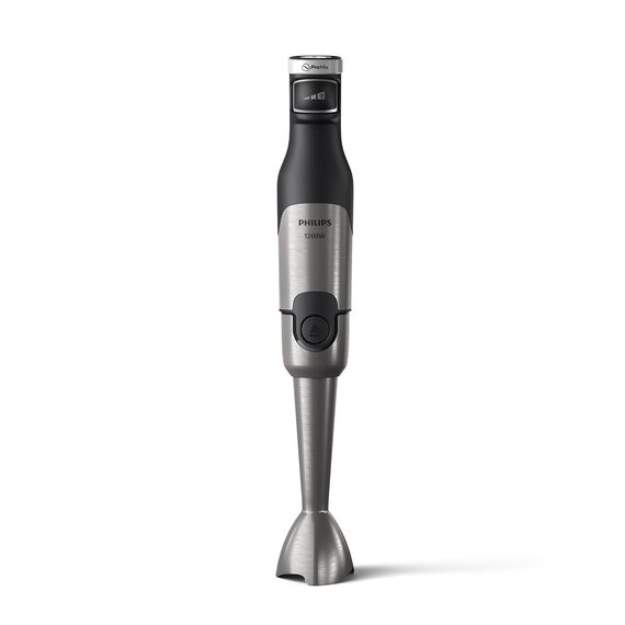 Philips 5000-Serie Stabmixer inkl. Schneebesen, Spiralizer, XL-Zerkleinerer - 1200 W Leistung. ProMix-Technologie. LED-Geschwindigkeitsanzeiger. Stufenlose Geschwindigkeitseinstellung (HR2684/00)