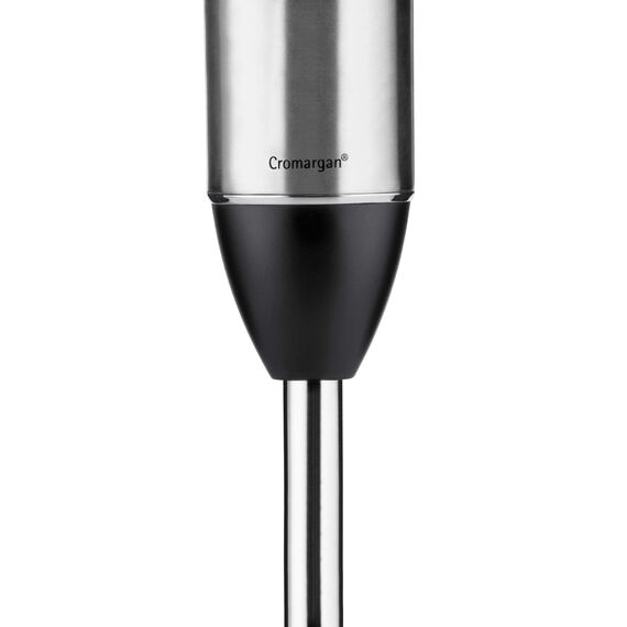 WMF Kult X Edition Stabmixer – leistungsstarker Pürierstab aus Cromargan Edelstahl, stufenlos einstellbare Geschwindigkeit, ergonomischer Soft-Touch-Griff, spülmaschinenfeste Teile für müheloses Mixen