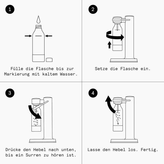 Aarke Carbonator 3, Wassersprudler aus Edelstahl im modernen Kupfer Finish mit BPA-freier 1L PET-Flasche, Sprudelwasserbereiter für Leitungswasser, kompatibel mit 60L CO2-Zylindern