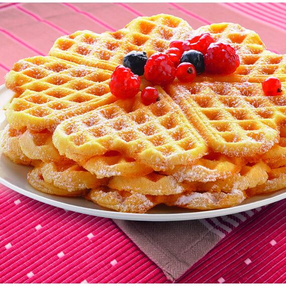 Tefal Herzwaffeleisen WM310D Waffelmaker | für Waffeln in Herzform | stufenloser Temperaturregler-Bräunung nach Wunsch | antihaftbeschichtete Platten | Teigauffangbehälter | Schwarz | 1000 W