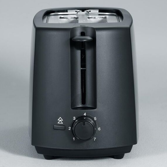 SEVERIN Automatik-Toaster, Toastgerät mit Brötchenaufsatz, hochwertig, mit Krümelschublade und 700 W Leistung, schwarz, AT 2287