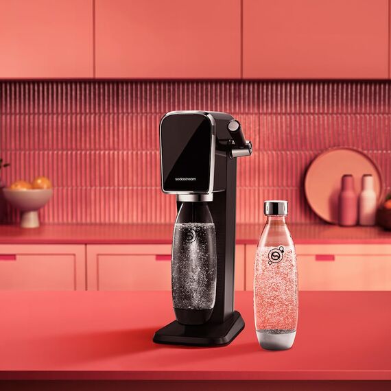 sodastream 1L FUSE Kunststoffflasche | mit Edelstahl-Elementen | BPA-frei | Kompatibel mit DUO, E-DUO, POWER, EASY, EASY ONE TOUCH, SOURCE, PLAY, TERRA, ART | Spülmaschinengeeignet | 1er-Pack