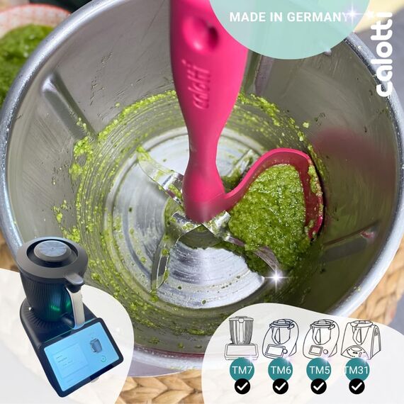 Calotti® Drehkellenspatel für Thermomix® TM5®,TM6®,TM7® und TM31® zum Entnehmen, Schöpfen und Portionieren