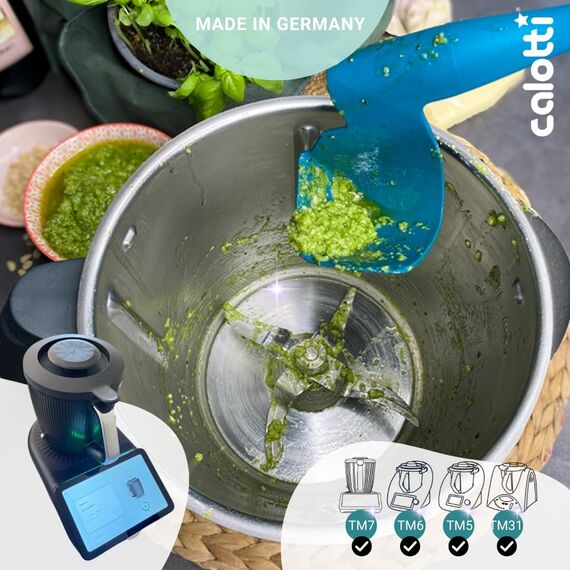Calotti® Drehkellenspatel für Thermomix® TM5®,TM6®,TM7® und TM31® zum Entnehmen, Schöpfen und Portionieren
