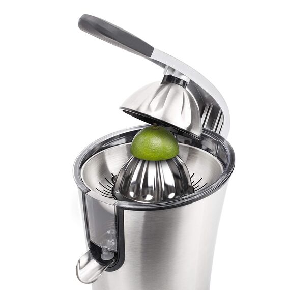 Princess Master Juicer Pro – Edelstahl Presskegel – Rostfreier Edelstahl – 201860 – Silber